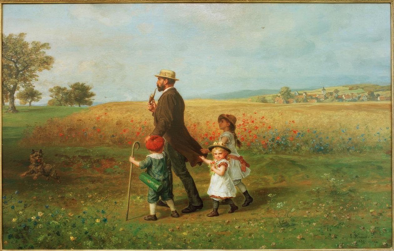 Søndagstur av Ludwig Knaus
