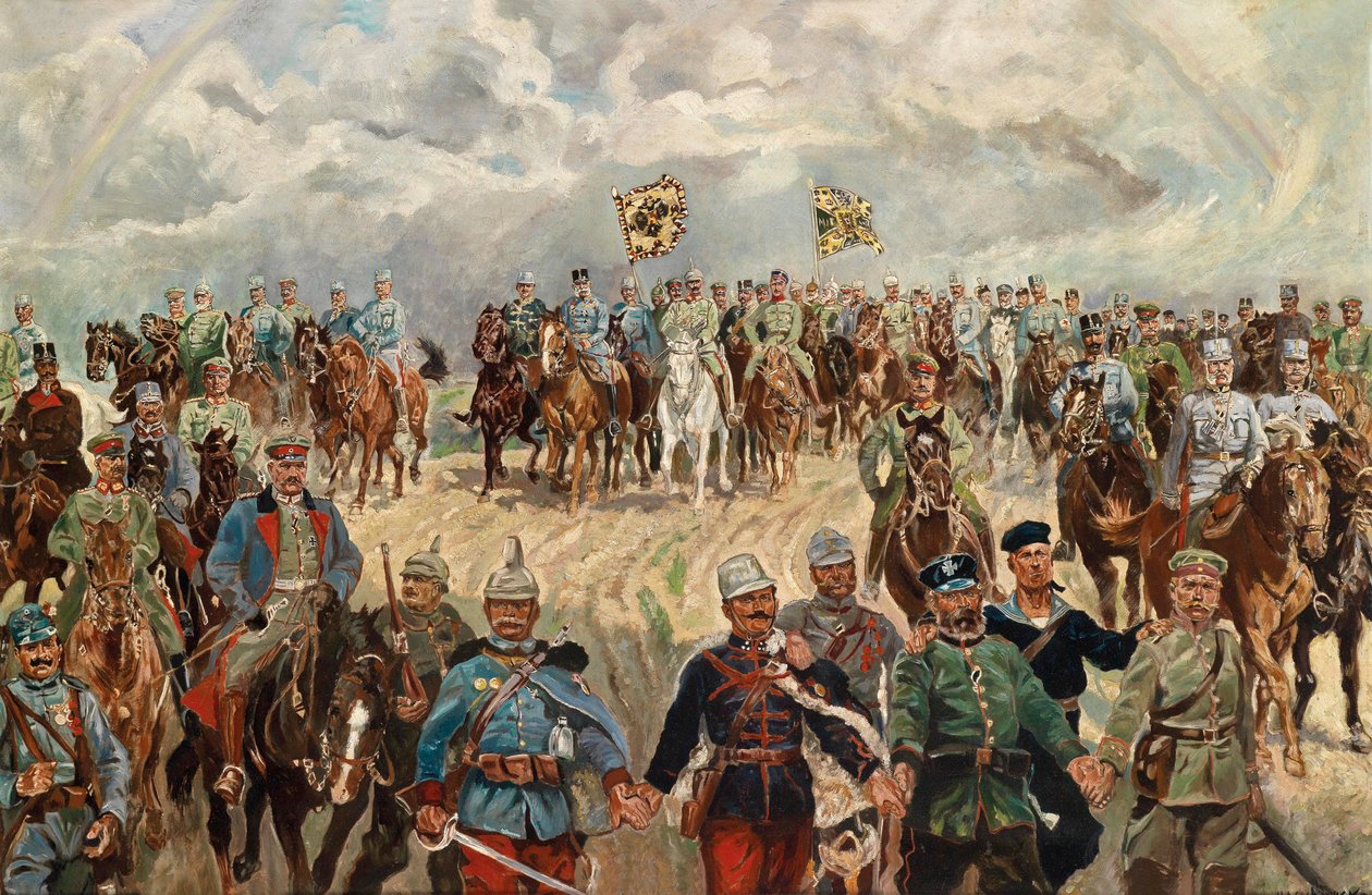 De allierte monarkene med sine befal i 1. verdenskrig av Ludwig Koch