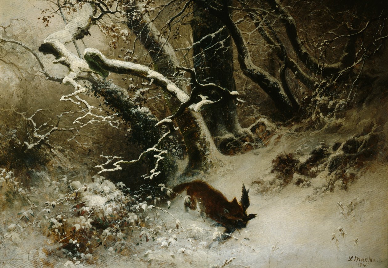 Vinterlandskap av Ludwig Munthe
