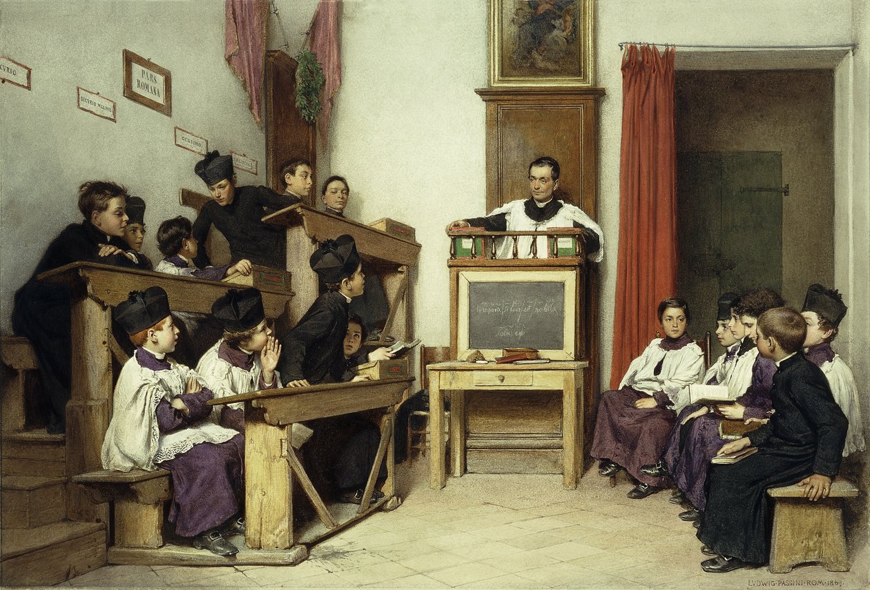 Latinklassen, 1869 av Ludwig Passini