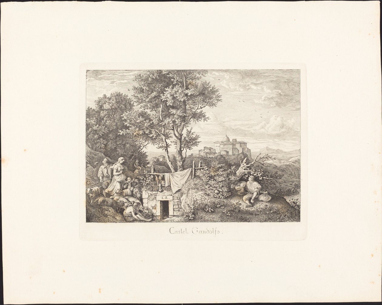 Castel Gandolfo av Ludwig Richter