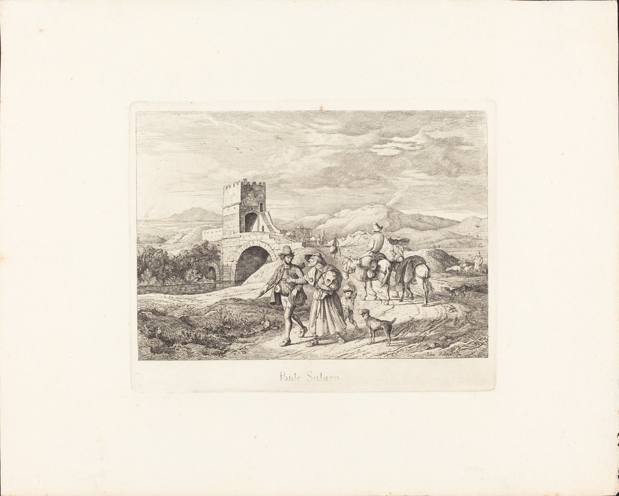 Salaro-broen av Ludwig Richter