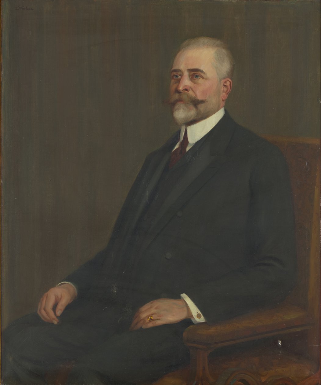 Hans eksellens Moritz Graf Vetter von der Lilie, 1901-1907 president i Representantenes hus av Ludwig Wieden