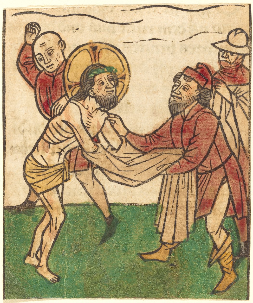 Kristus fratatt sin kappe. av Ludwig of Ulm