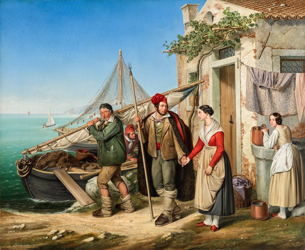 En venetiansk fiskerfamilie av Ludwig von Beniczky
