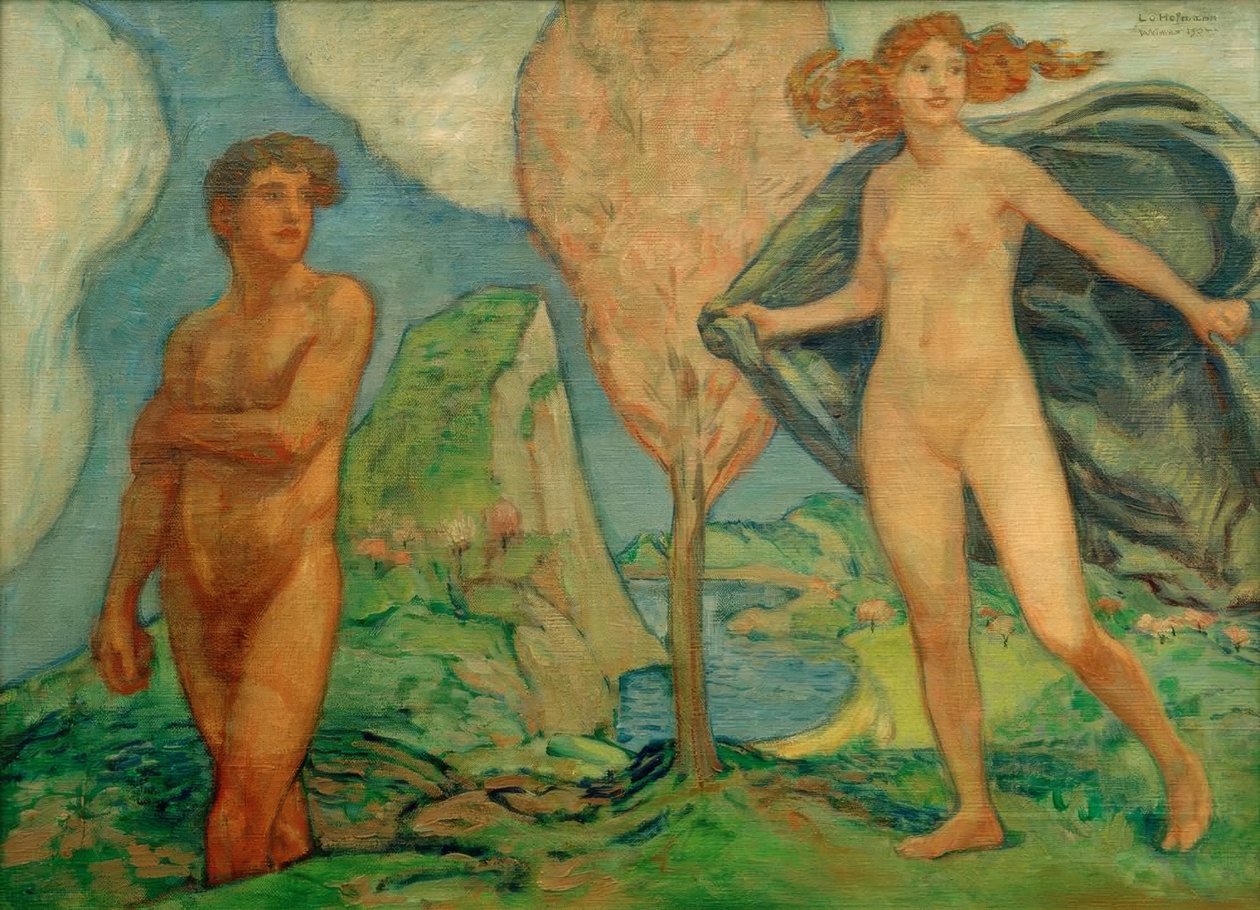 Adam og Eva av Ludwig von Hofmann