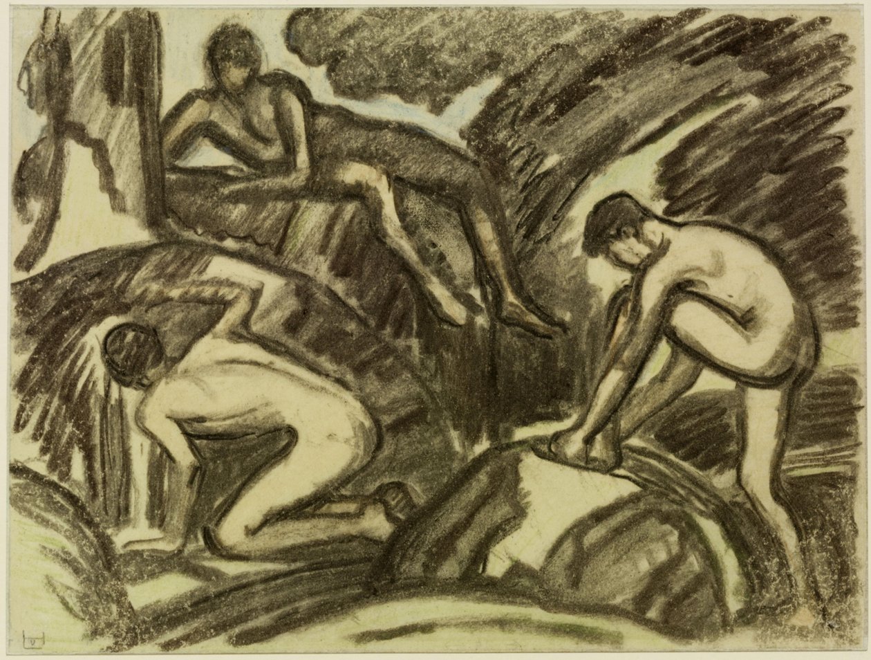 Ved klippekilden av Ludwig von Hofmann