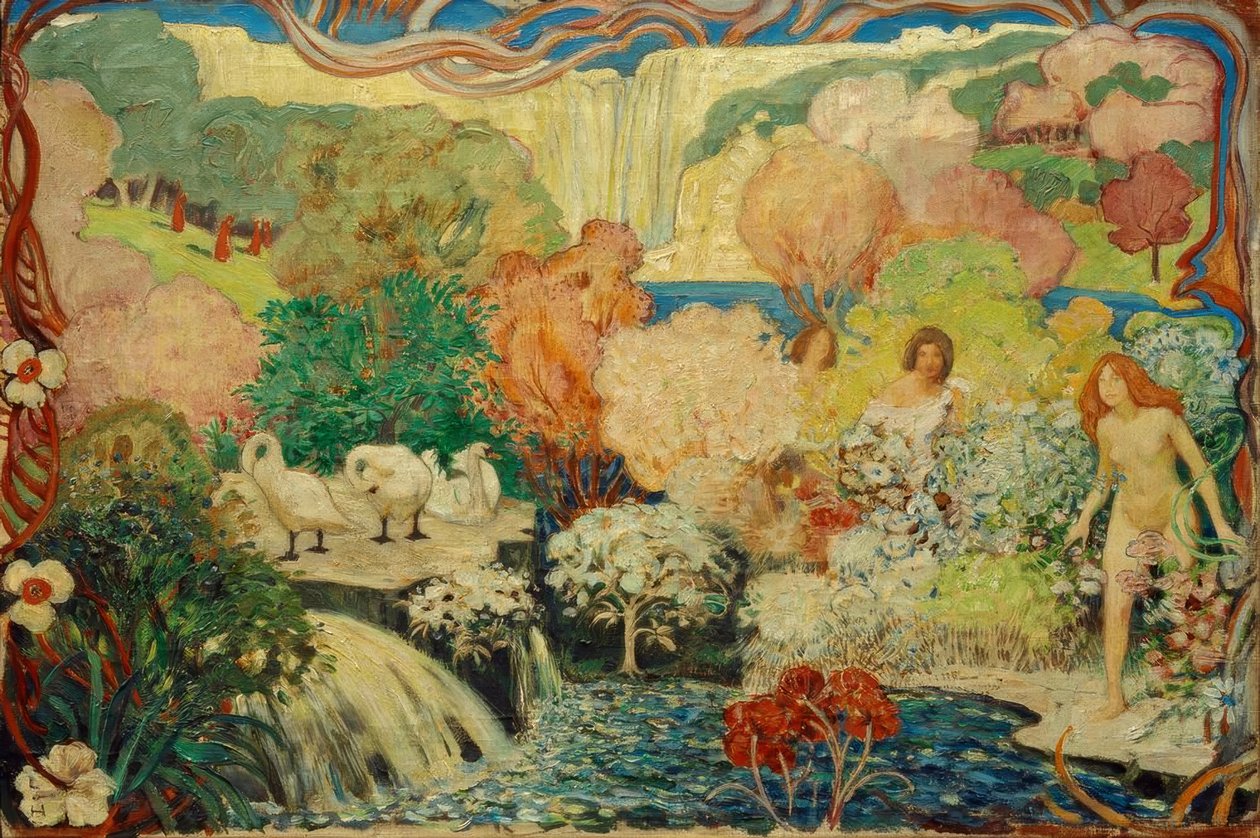 Blomstermagi av Ludwig von Hofmann