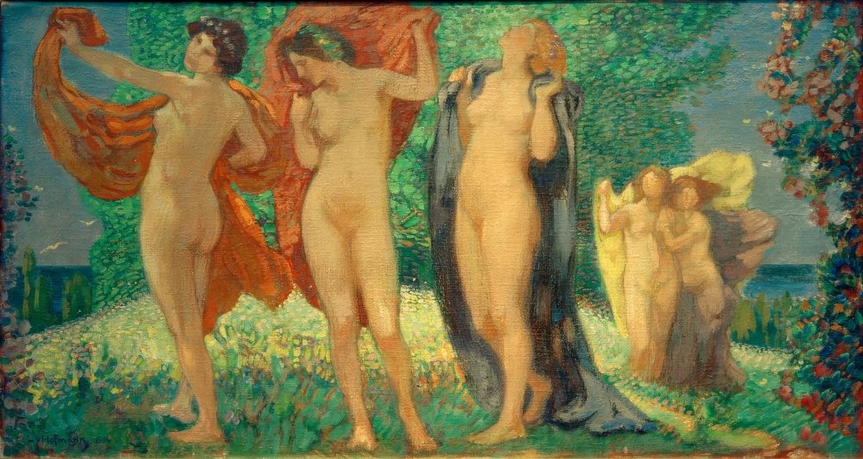 Paris-dommen av Ludwig von Hofmann