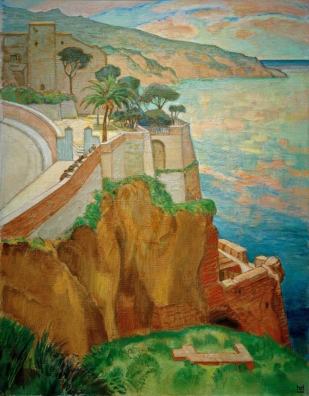Sorrento-kysten av Ludwig von Hofmann