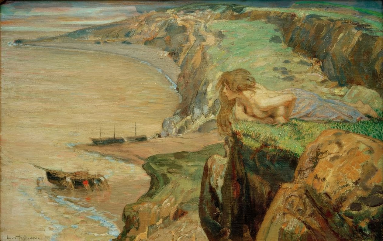 Sørlige steinete kyst av Ludwig von Hofmann