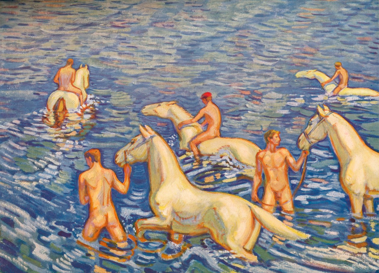 Havrytteren, c1915 av Ludwig von Hofmann