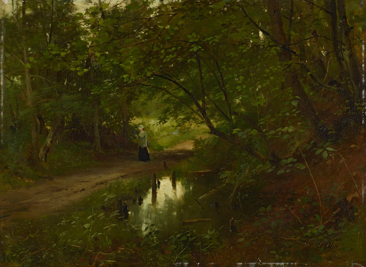 Waldinneres av Ludwig von Löfftz