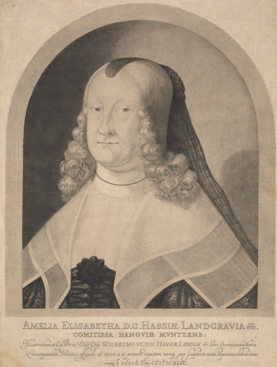 Amelia Elisabetha, landgravine av Hessen av Ludwig von Siegen