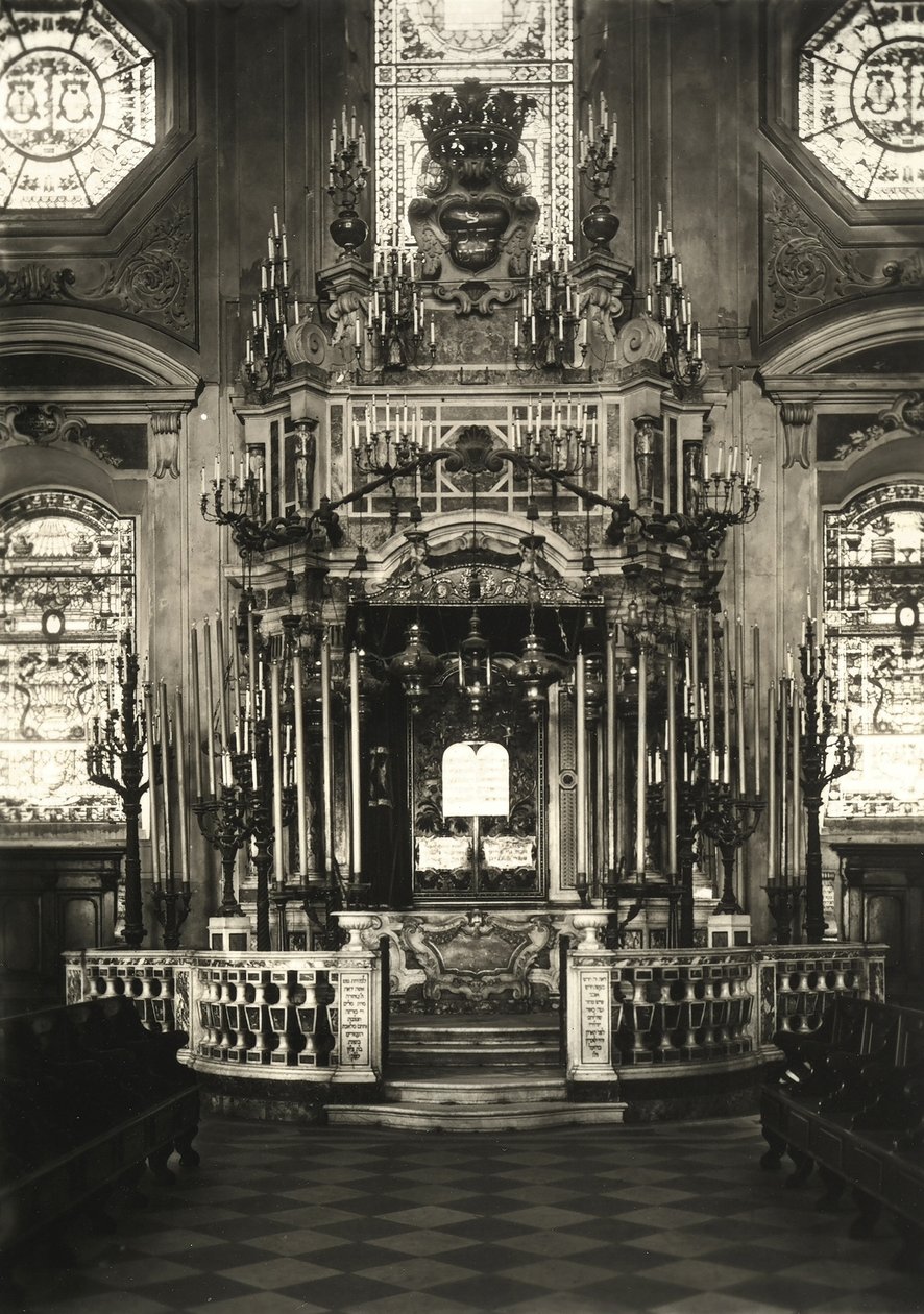 Hekhal i den gamle synagogen i Livorno av Luigi Betti