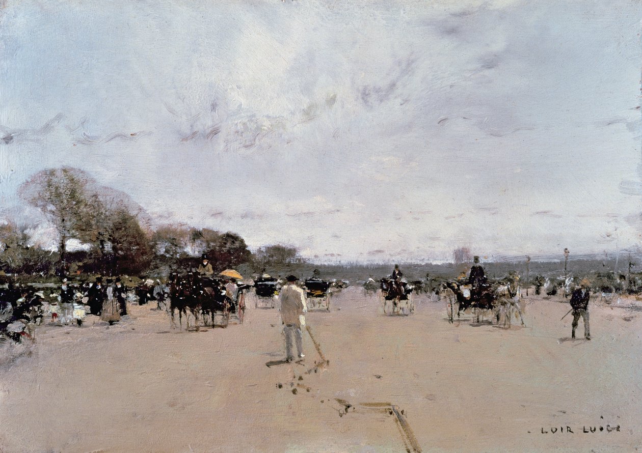 Vogner på Champs Elysees av Luigi Loir