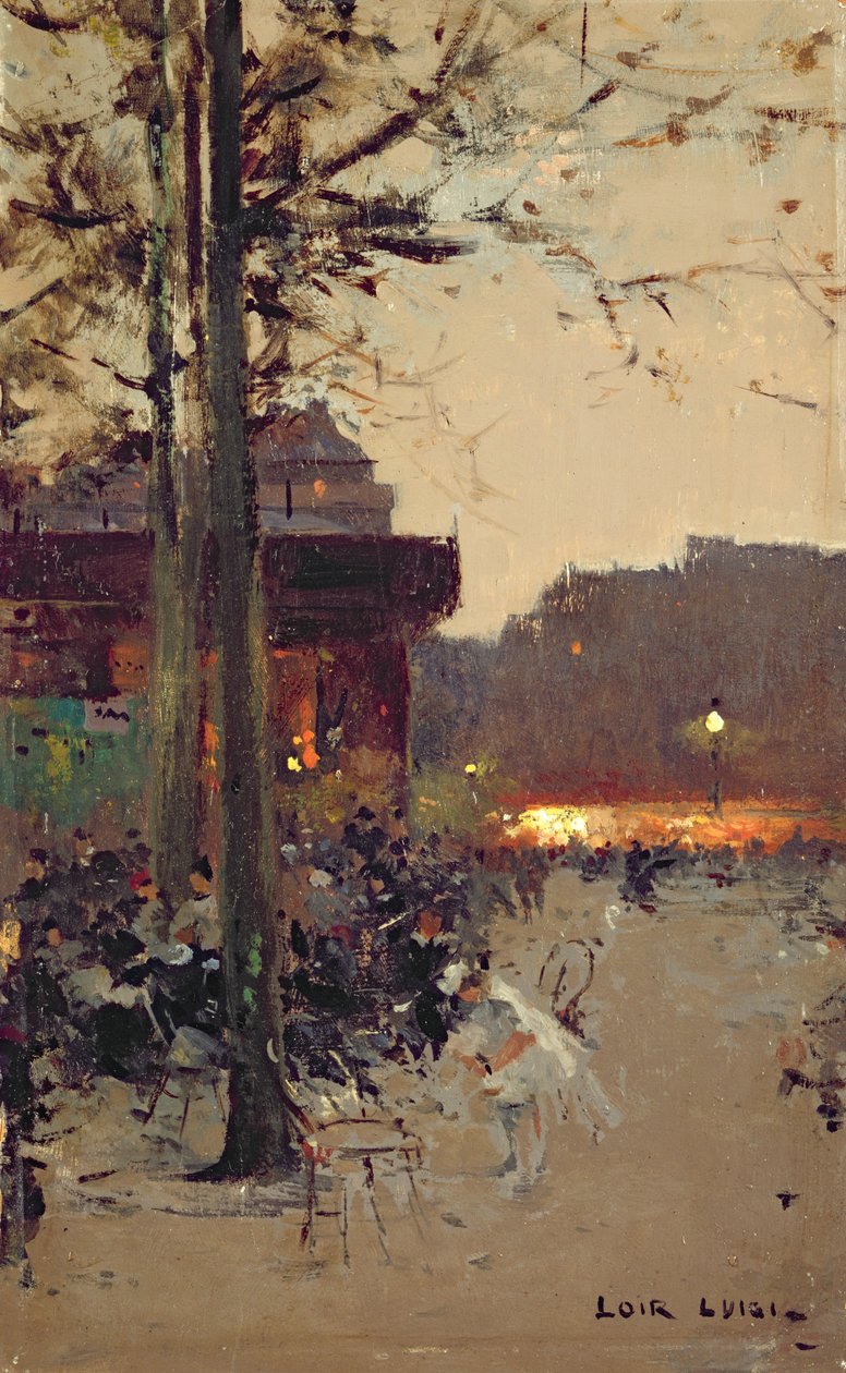 Paris om kvelden av Luigi Loir