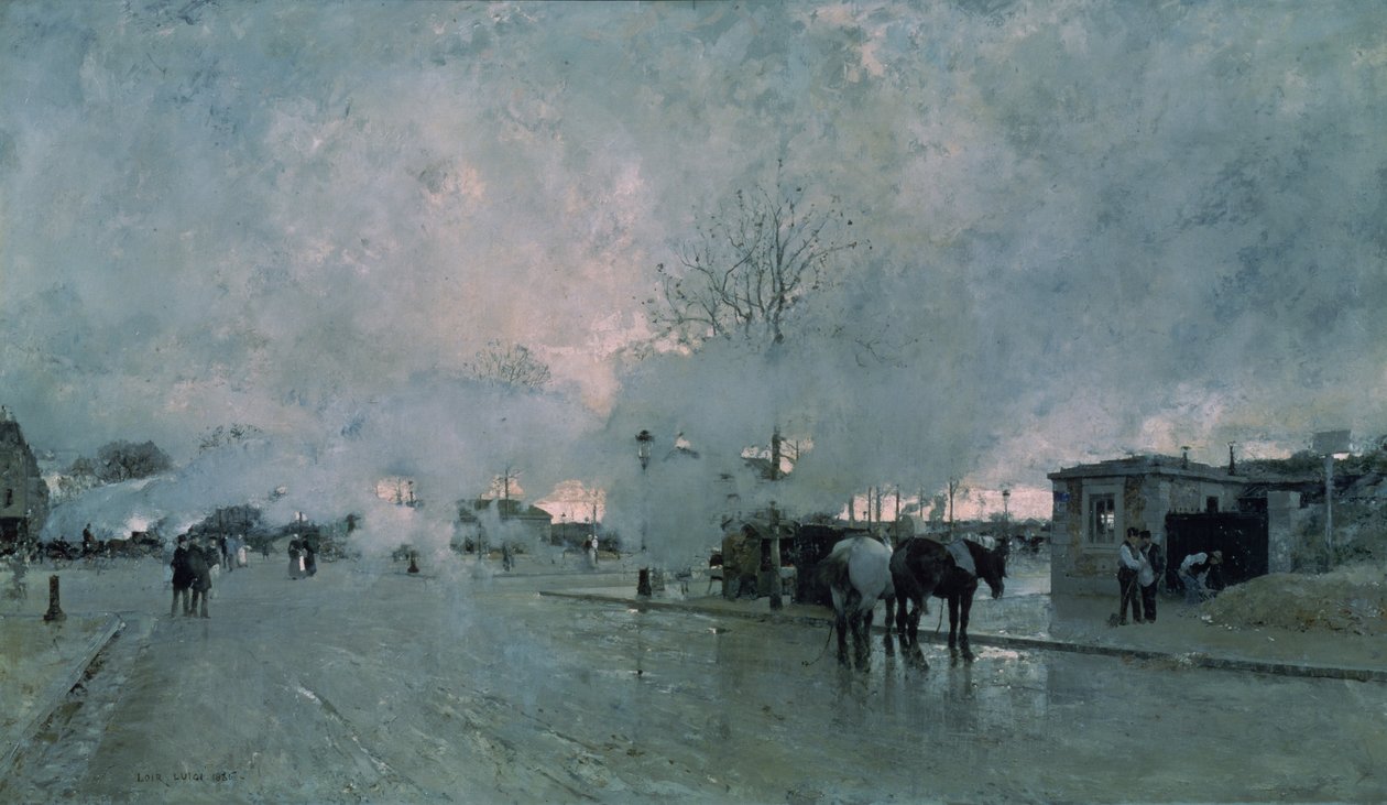 Huset ved jernbanen av Luigi Loir
