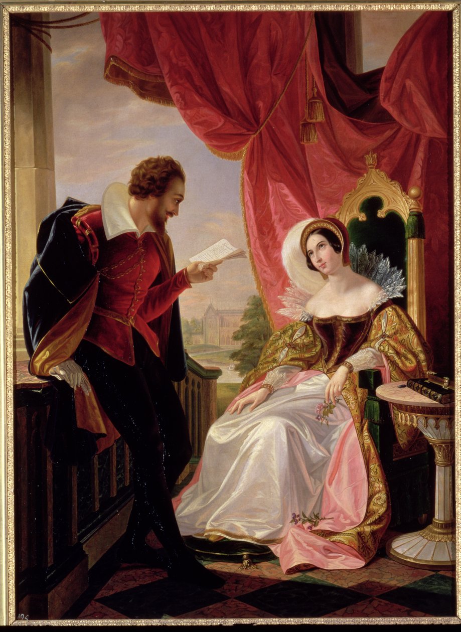 Torquato Tasso leser et dikt til Leonora d