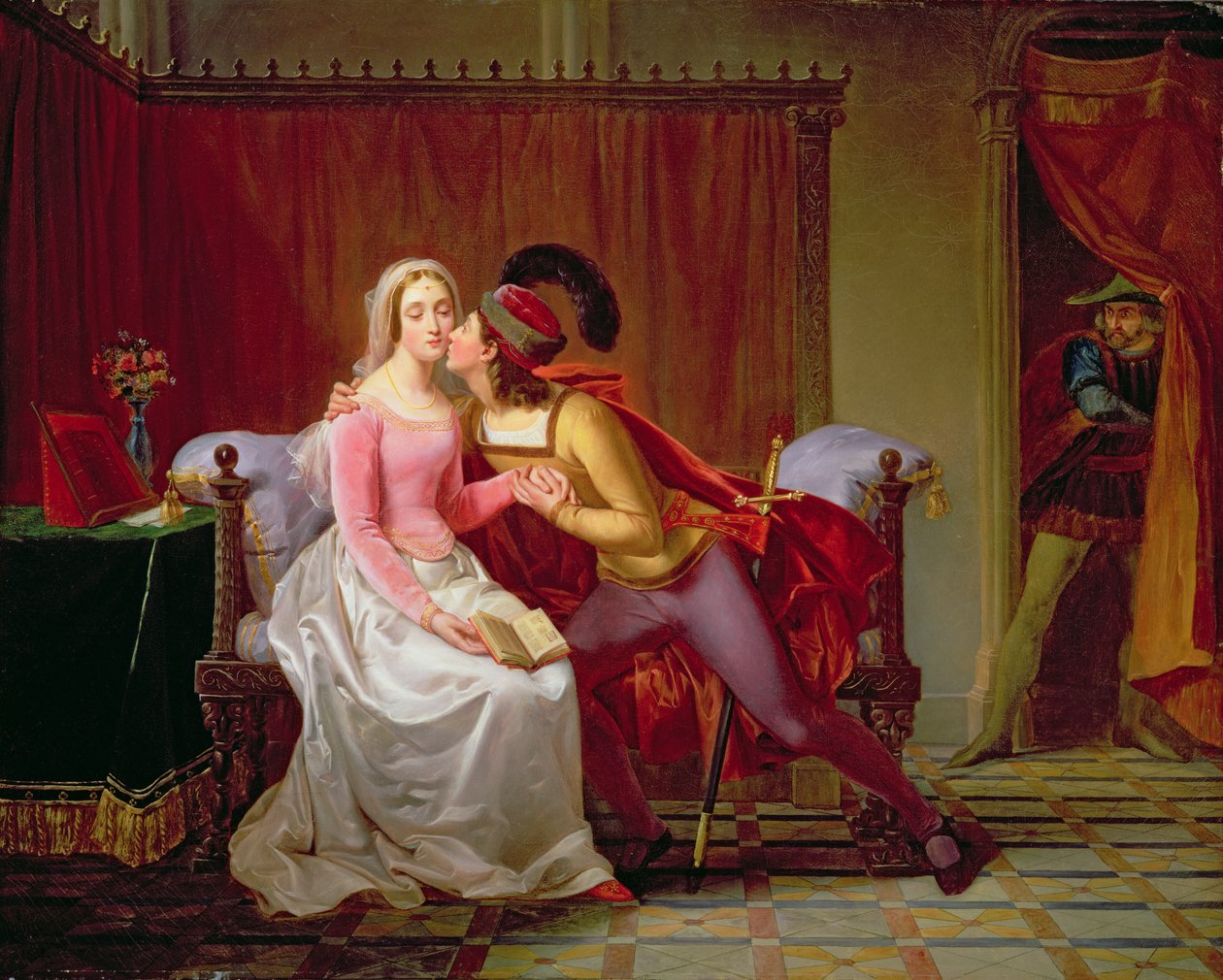 Paolo og Francesca, 1832 av Luigi Rubio