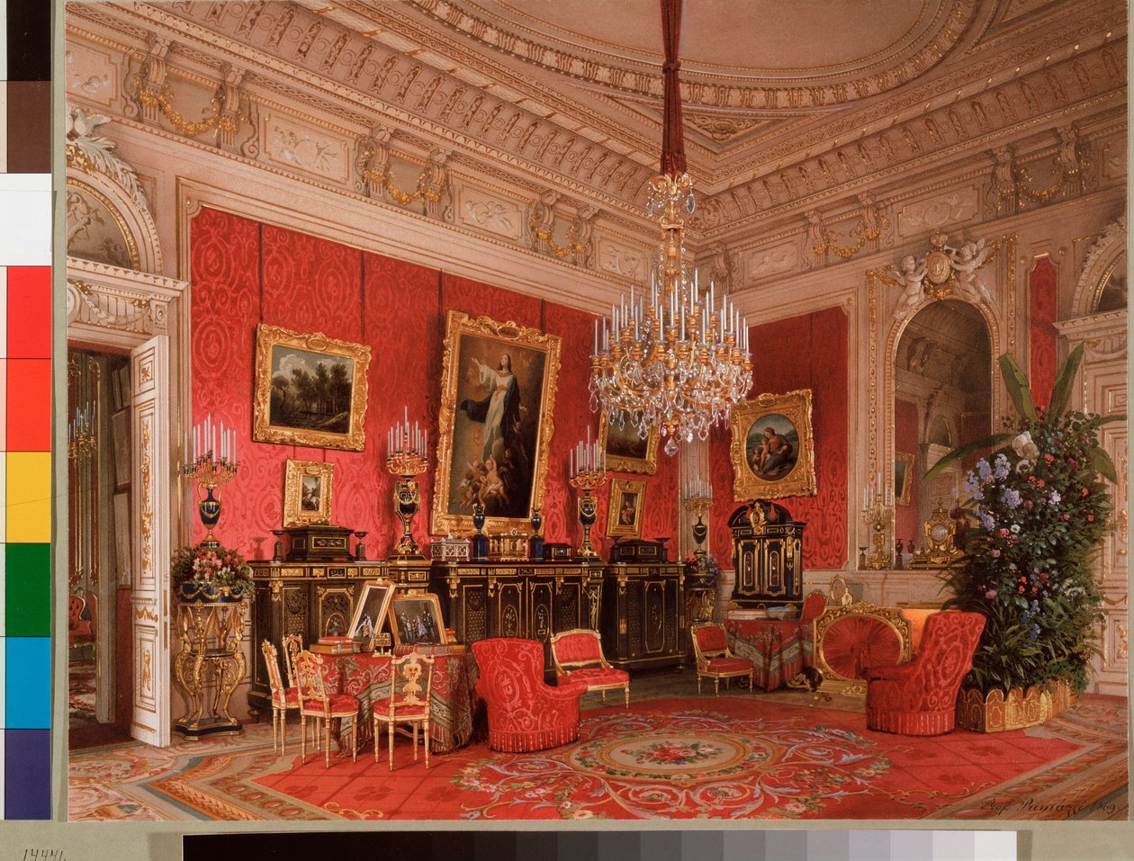 Interiør i vinterpalasset (Palais d