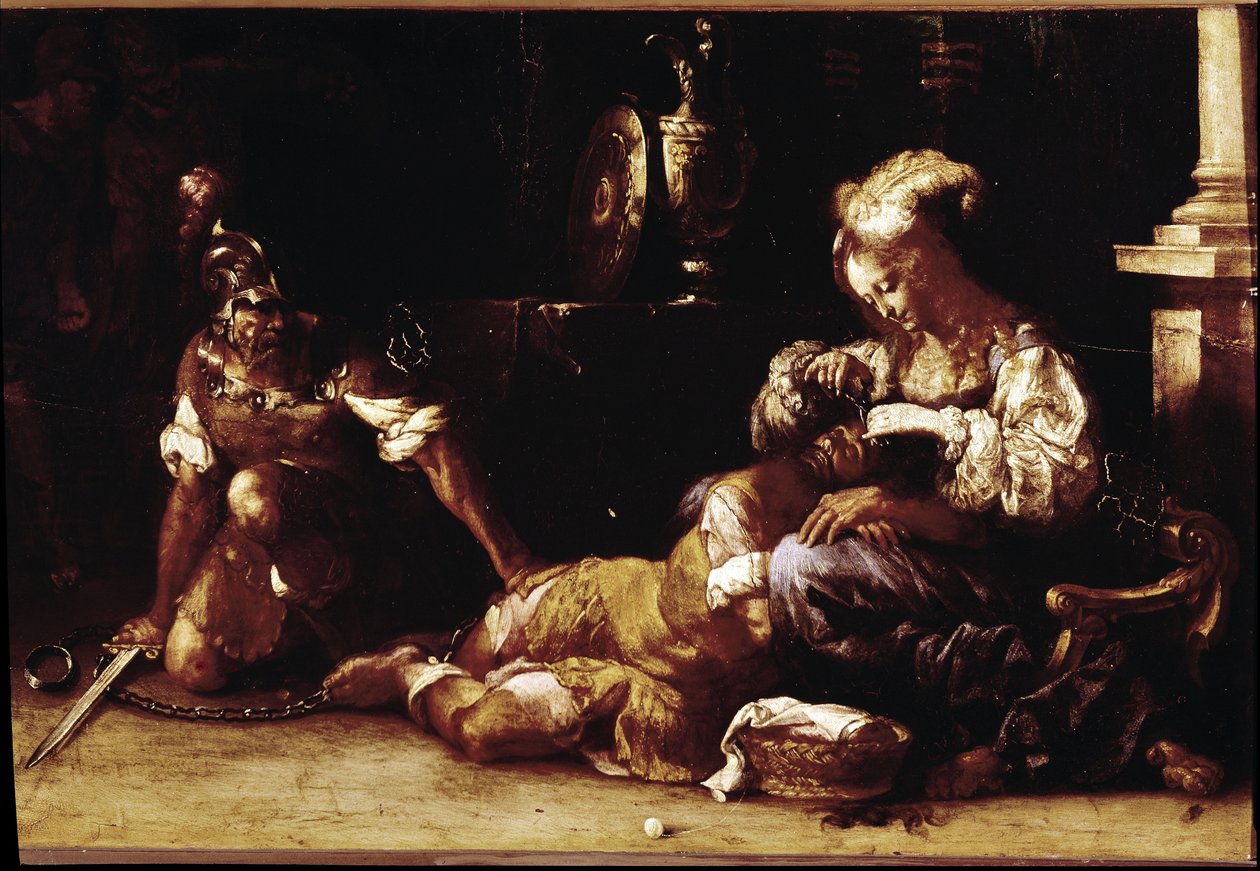 Samson og Delila (olje på lerret, ca. 1650) av Luigi Miradori