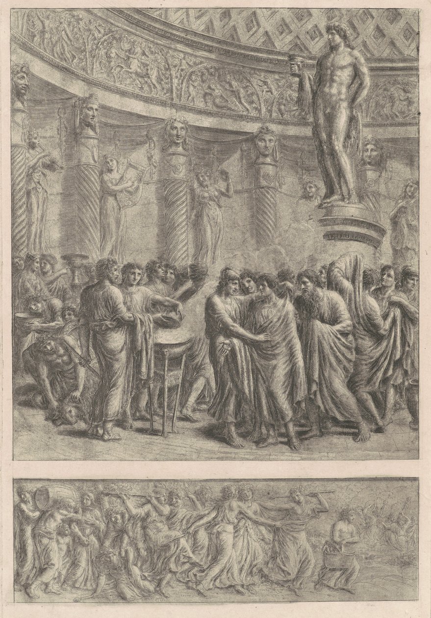 Et antikt offer, 1820-tallet. av Luigi Ademollo