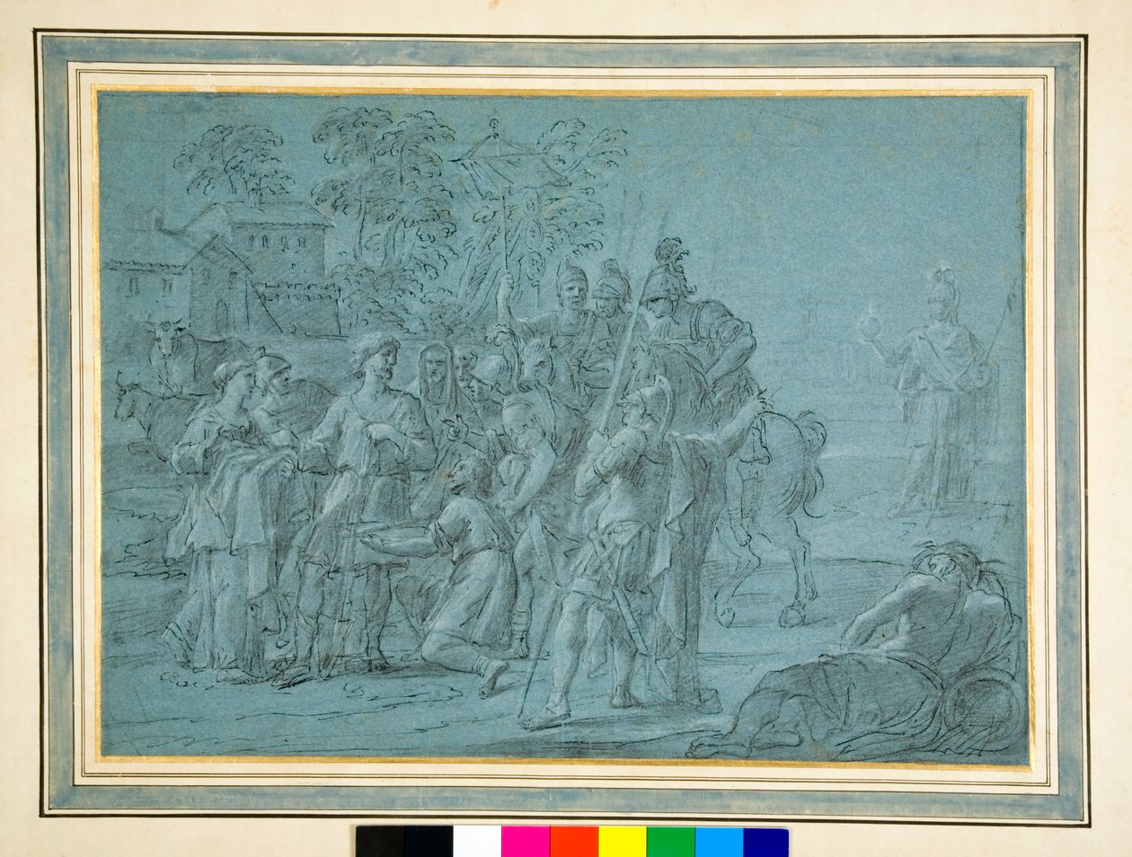 Cincinnatus tilbakekalt fra plogen av Luigi Garzi
