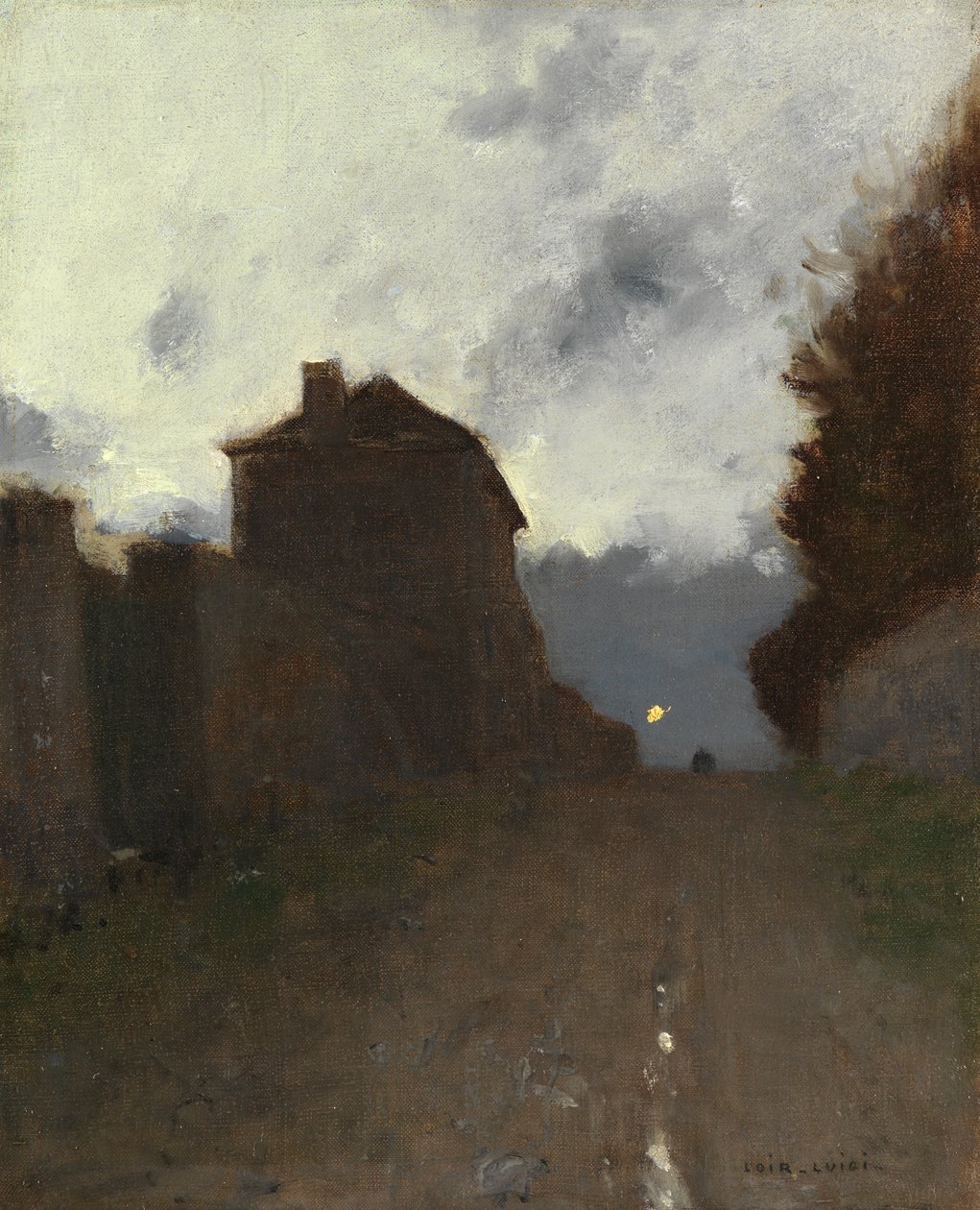 Montmartre i skumringen av Luigi Loir