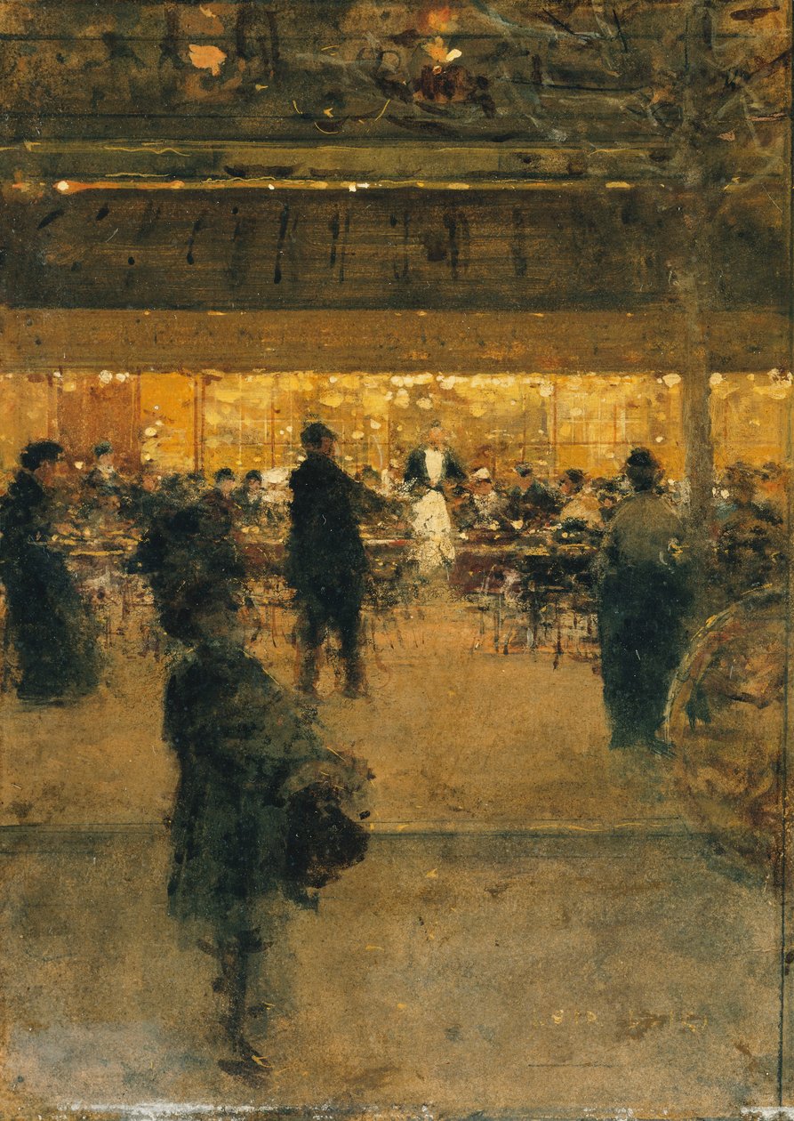 Nattkafeen, av Luigi Loir