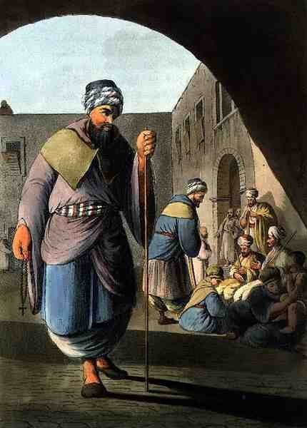 A Maronite Monk and Pilgrims, fra 