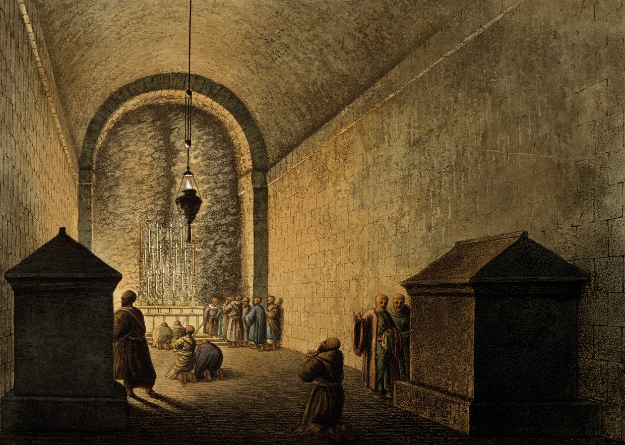 Kapellet på Mount Calvary av Luigi Mayer