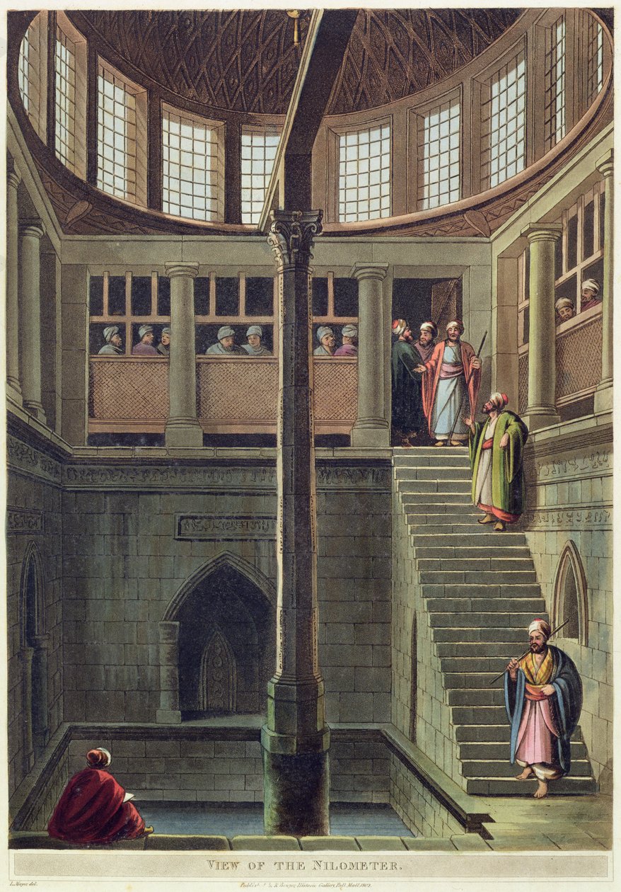 View of the Nilometer, plate 2 fra 