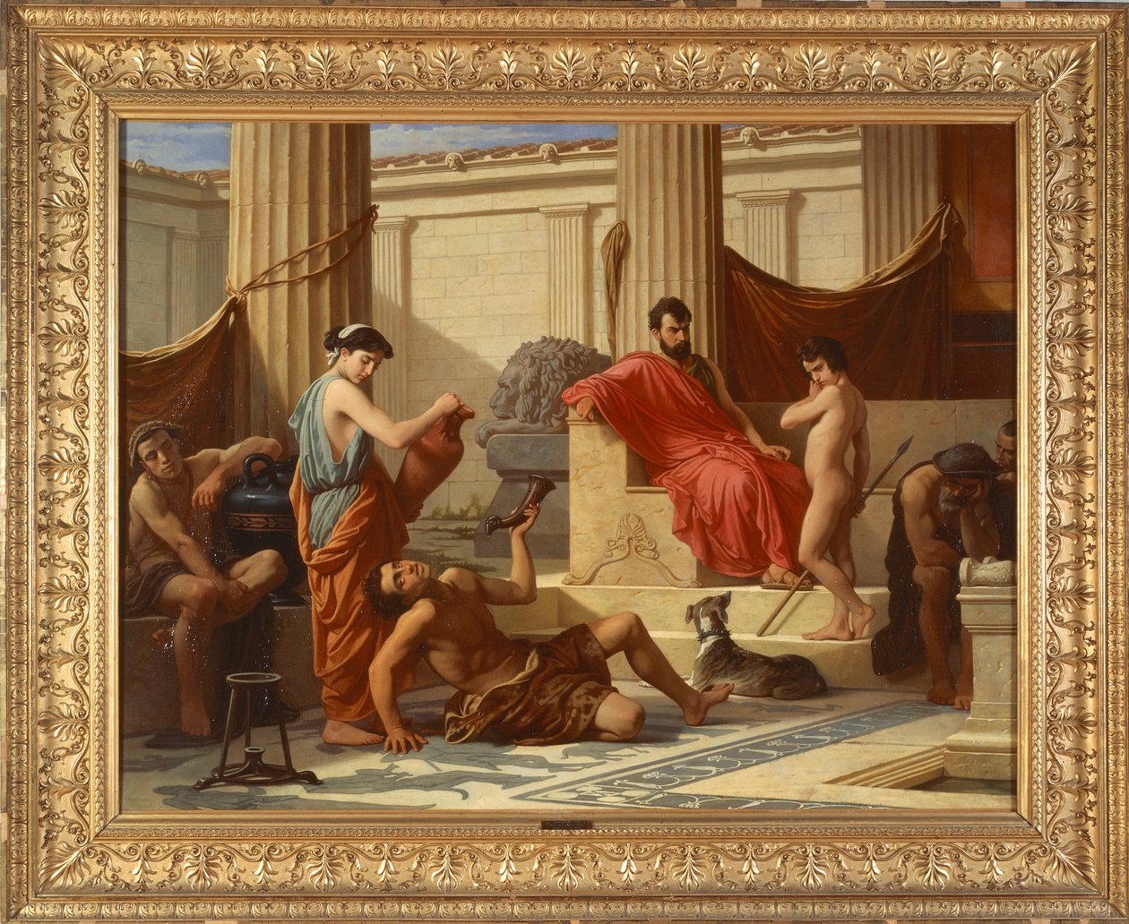 Utdanning i Sparta av Luigi Mussini