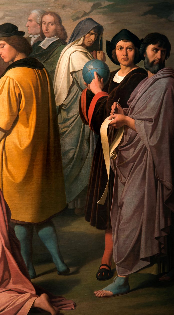 Sannhetens triumf. 1847 olje på lerret av Luigi Mussini
