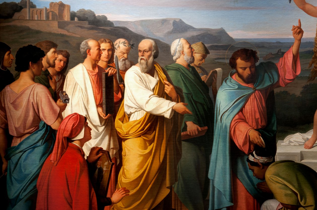 Sannhetens triumf. detalj. 1847 (olje på lerret) av Luigi Mussini