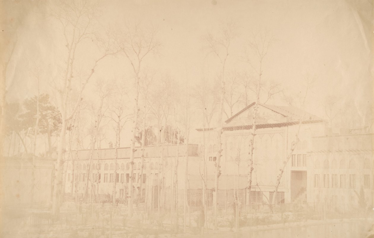 [Golestan-palasset, interiør, Teheran, Iran], 1840-60-tallet. av Luigi Pesce