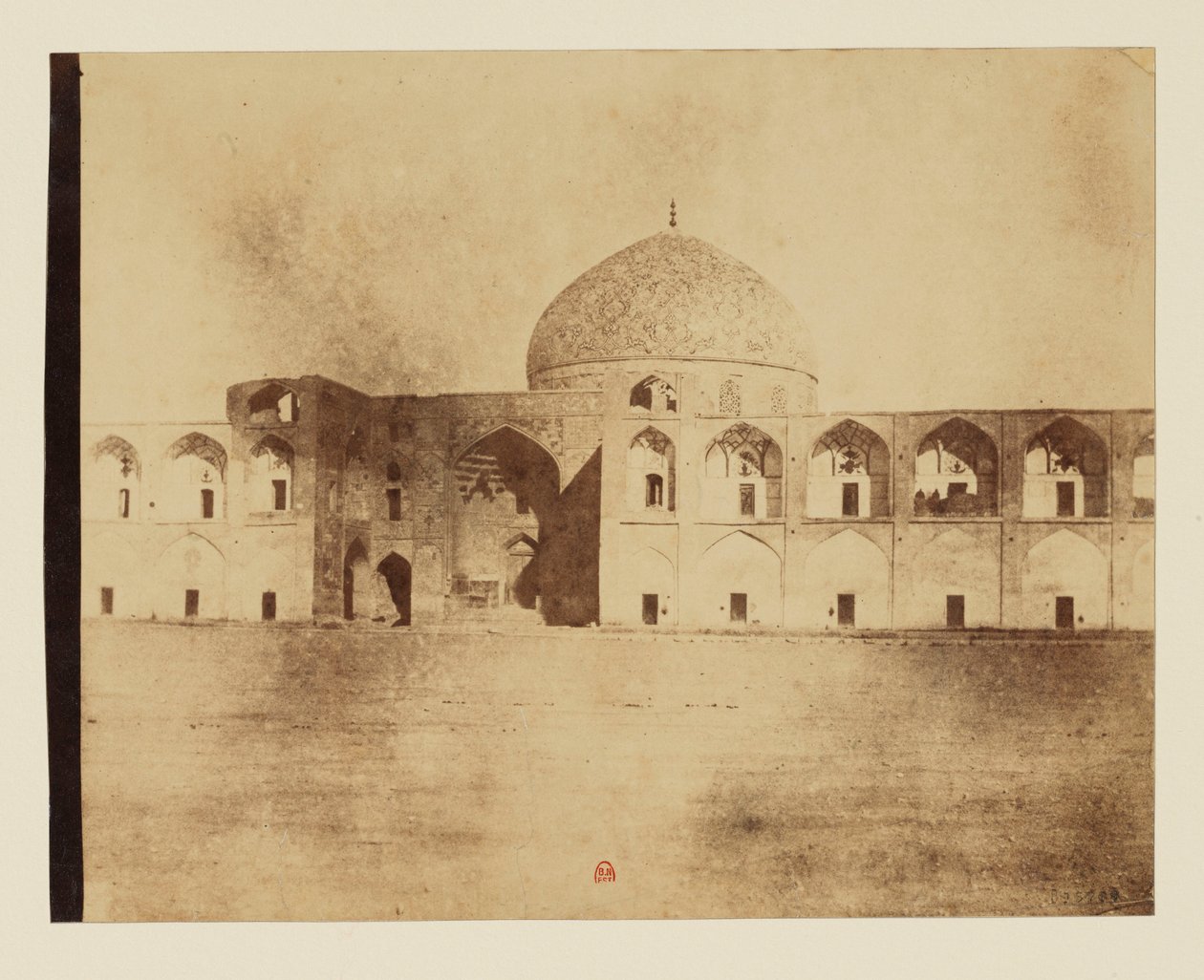 Moske på det store torget i Isfahan Sheikh Lotfollah-moskeen av Luigi Pesce