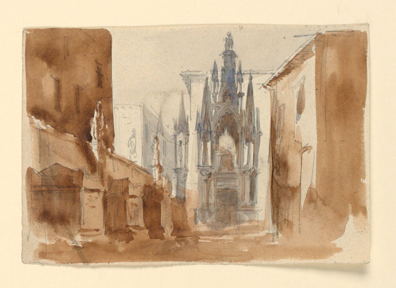 Scenedesign, grav i monumental form av Luigi Ricci