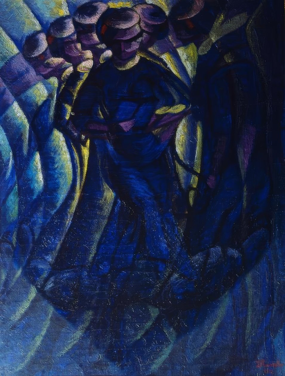 L.Russolo, en kvinnes bevegelser av Luigi Russolo