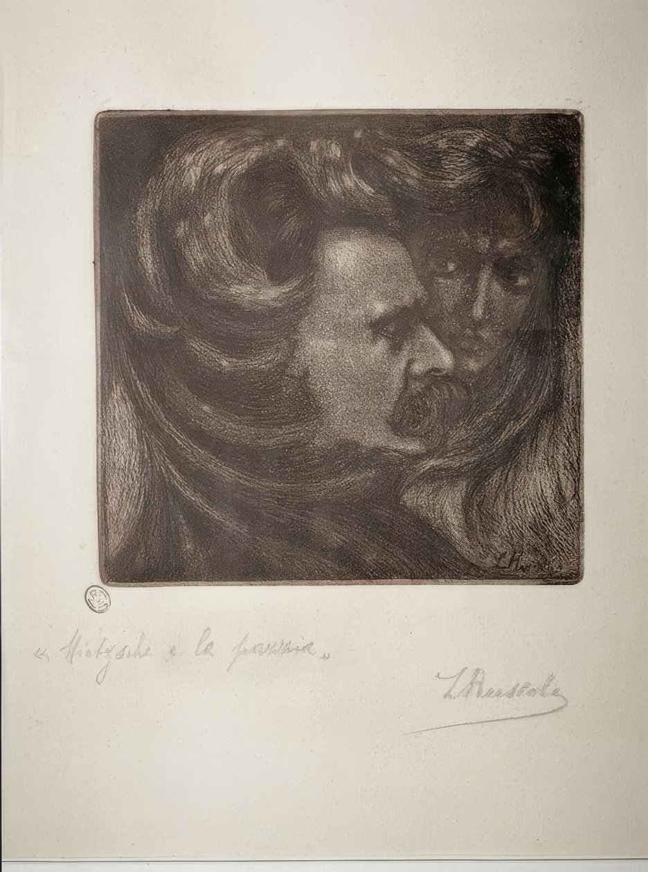 Nietzsche og galskapen av Luigi Russolo