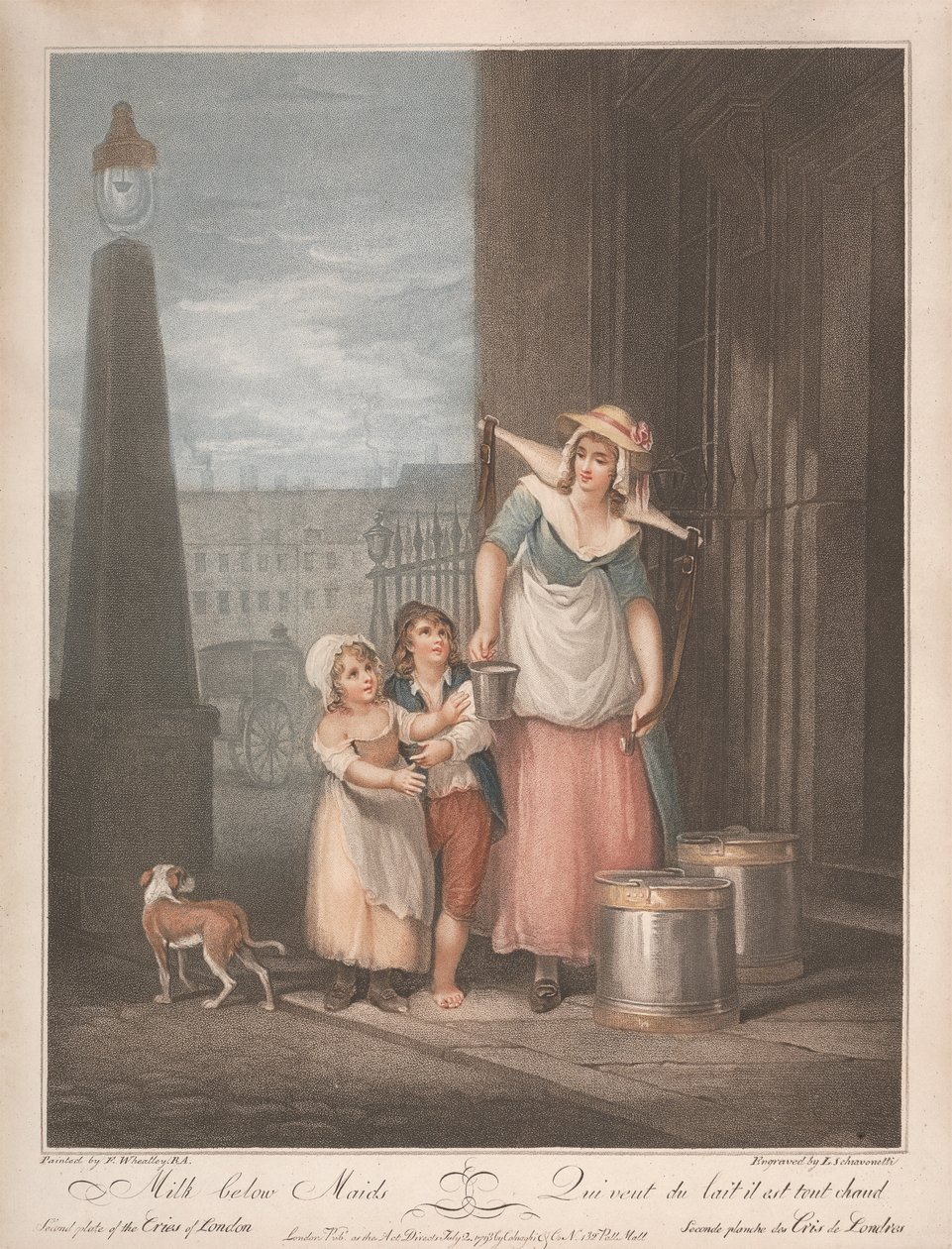 Melk under Maids av Luigi Schiavonetti