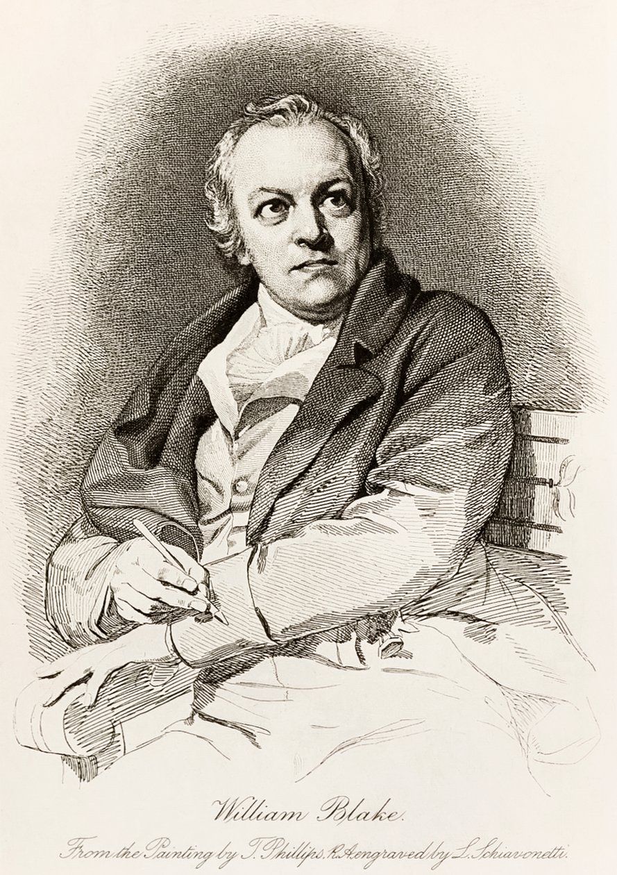 William Blake av Luigi Schiavonetti