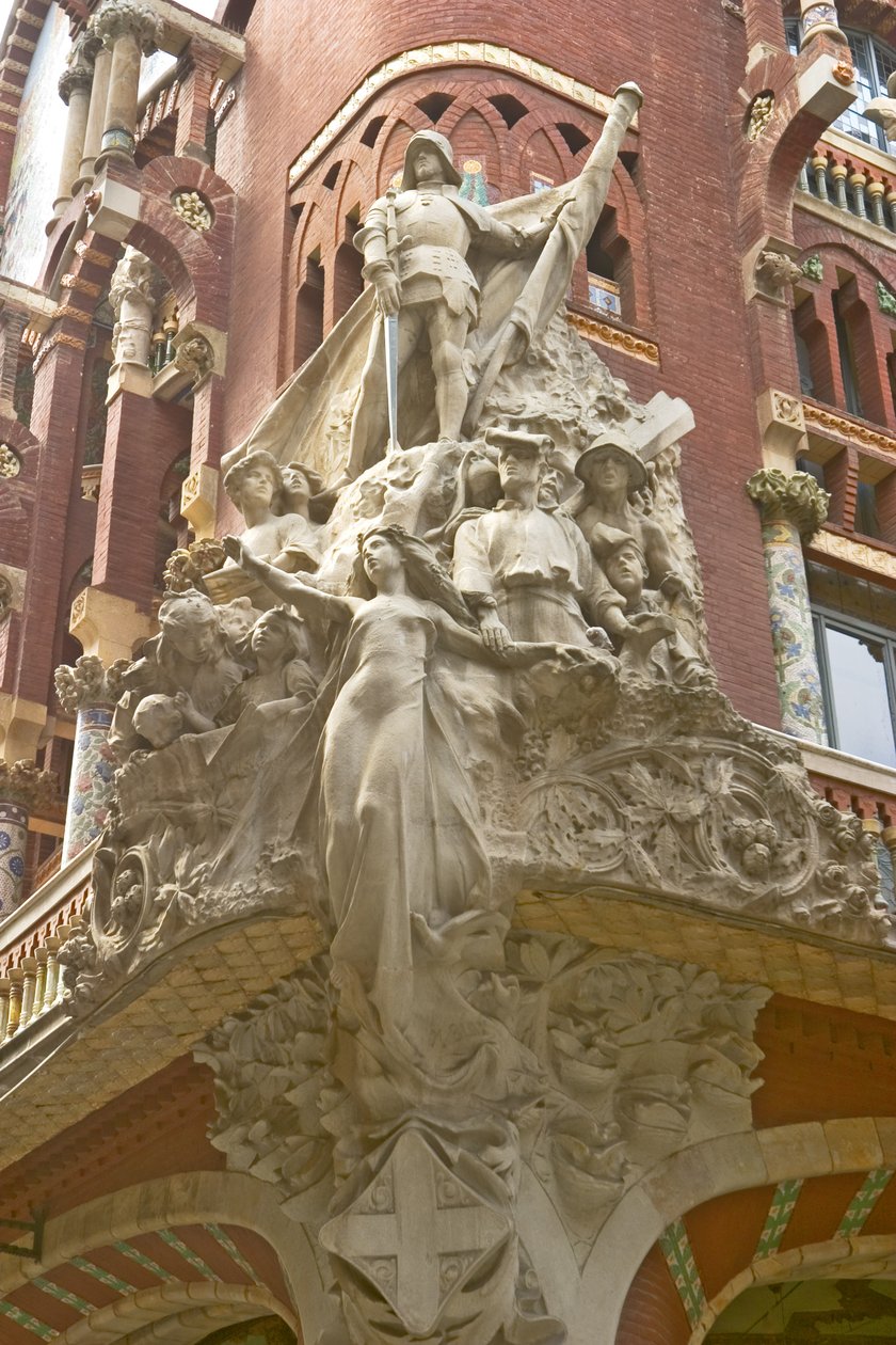 Spalte, 1908 av Luis Domenech i Montaner