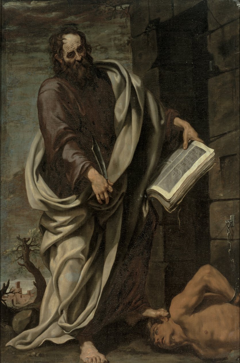 St. Bartolomeus, 1620 av Luis Tristan de Escamilla