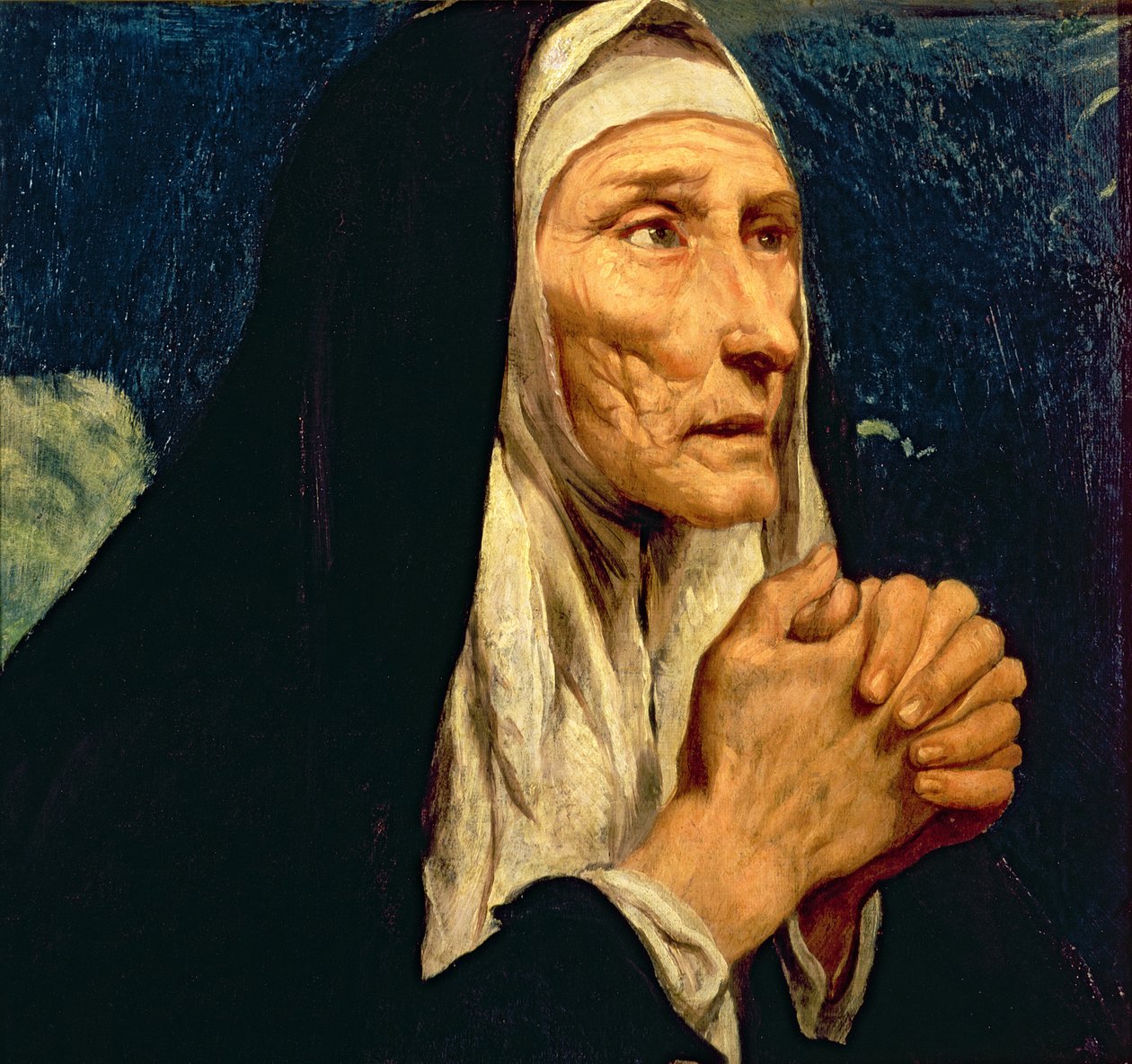 St. Monica av Luis Tristan de Escamilla