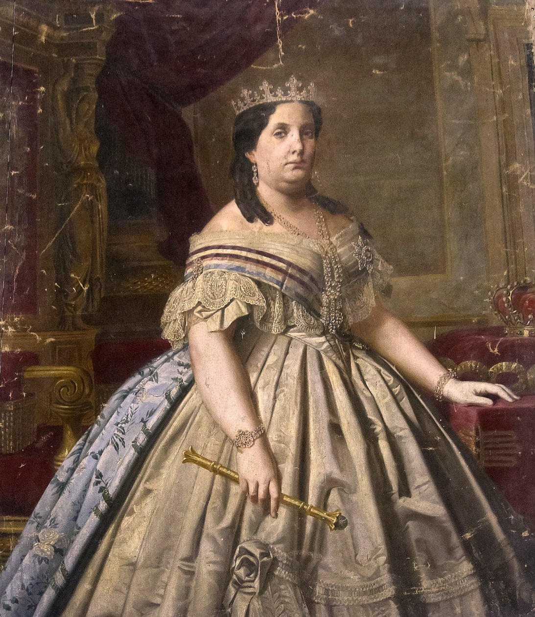 Isabel II av Spania av Luis de Madrazo