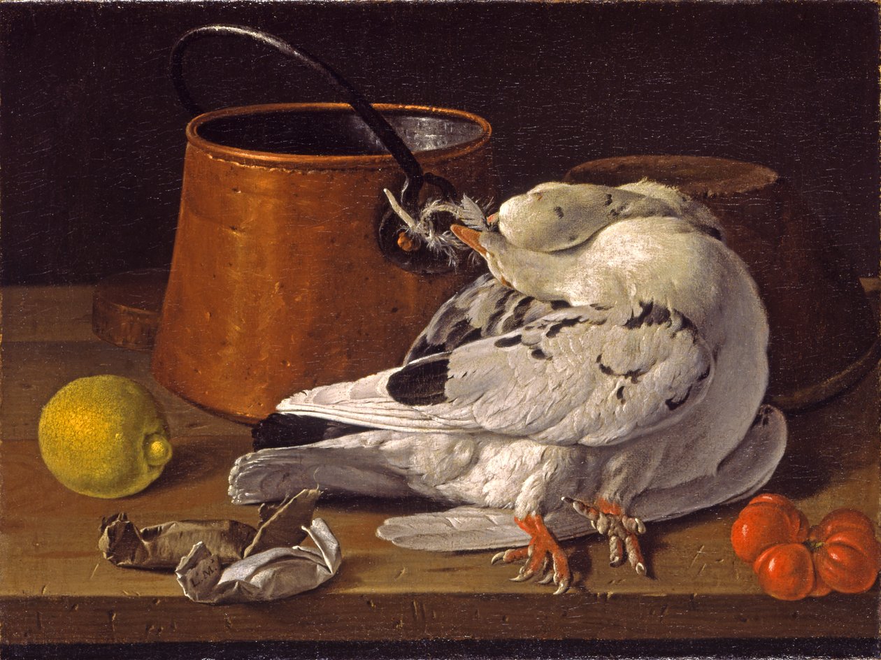 Stilleben med vilt, ca. 1770 av Luis Egidio Melendez