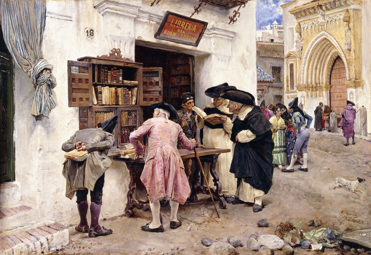 The Bibliophiles, 1879 av Luis Jimenez y Aranda