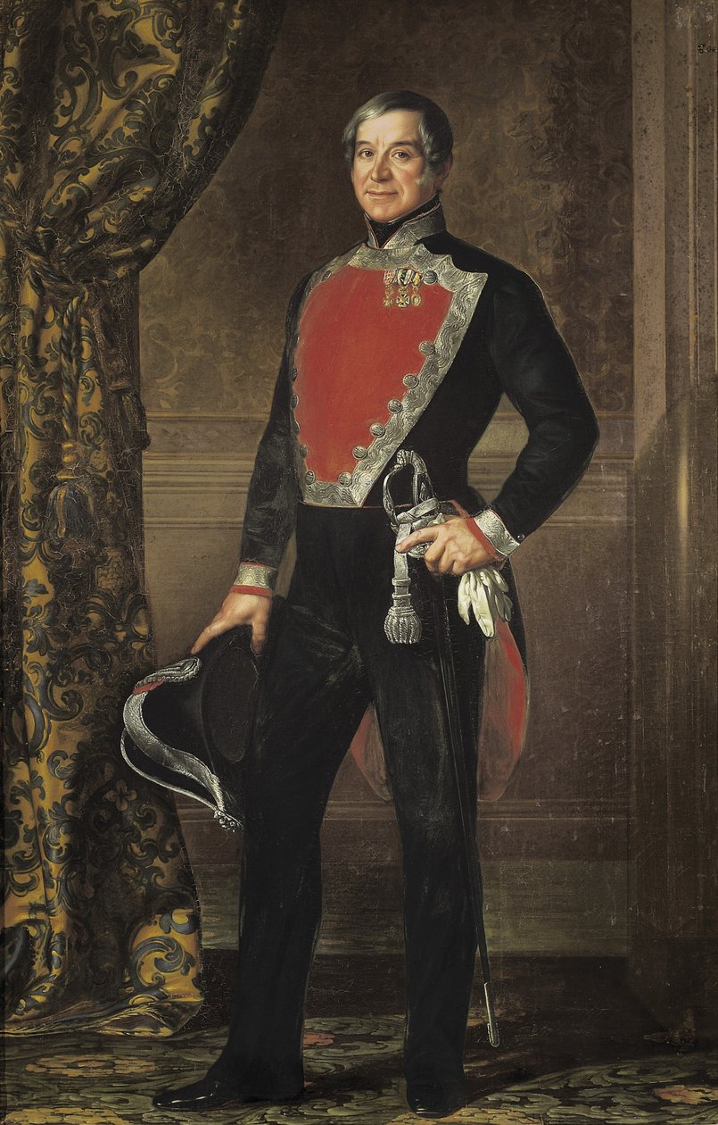 Portrett av Don Francisco Ignacio de Montserrat. 1842 - 1850 (olje på lerret) av Luis Lopez Piquer